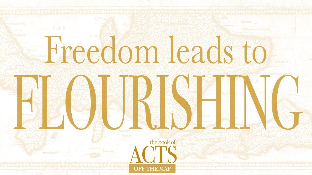 Freedom leads to Flourishing