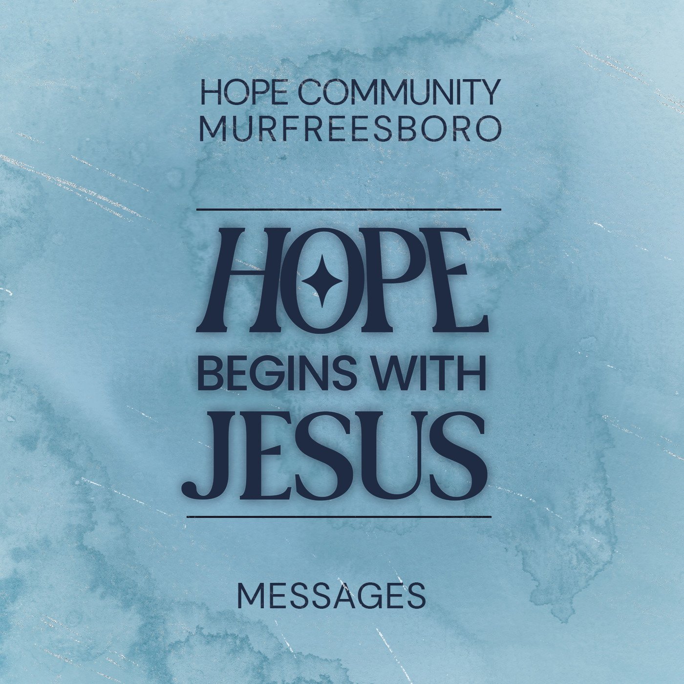 Hope Begins With Jesus