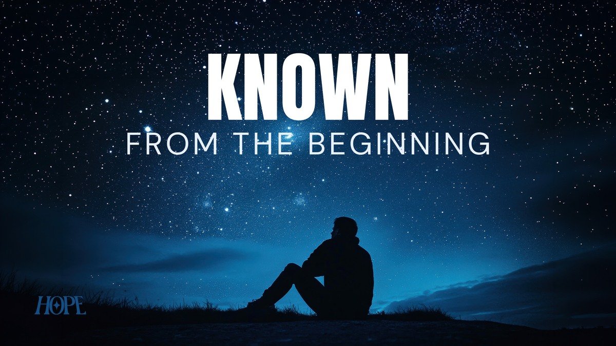 Who loves you? Jesus has loved you before you were even born.