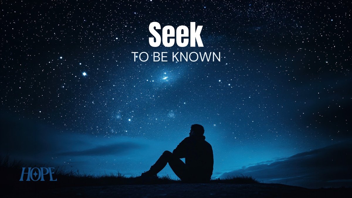 Afraid of being fully known? Seek to be Known by God