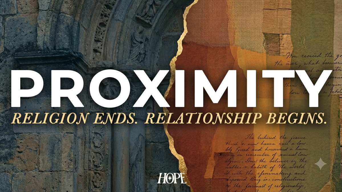 Information does not equal transformation. We need PROXIMITY!